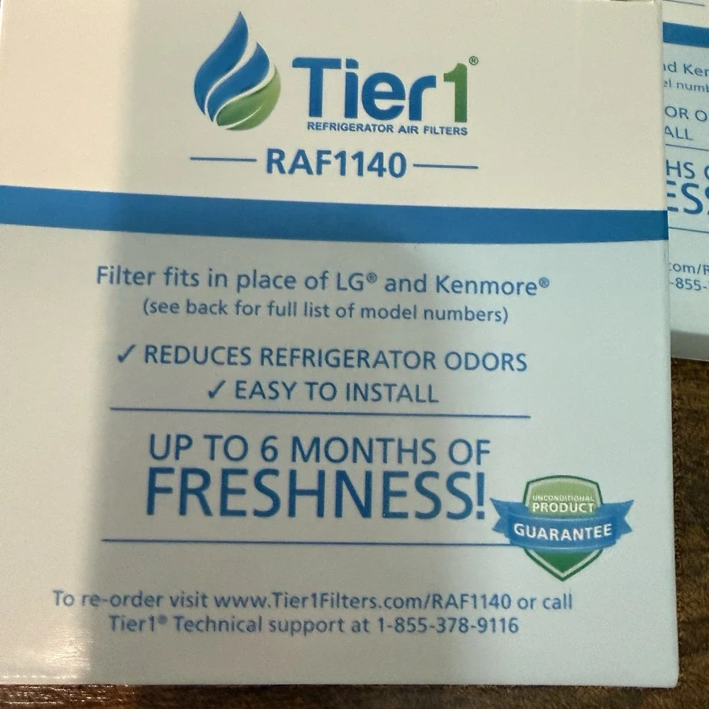 New Tier 1 Refrigerator Air Filters RAF1140‎ For LG & Kenmore